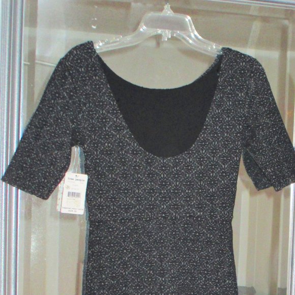 NWT: Free People Dress: w/Strech, Black Small - Picture 2 of 5